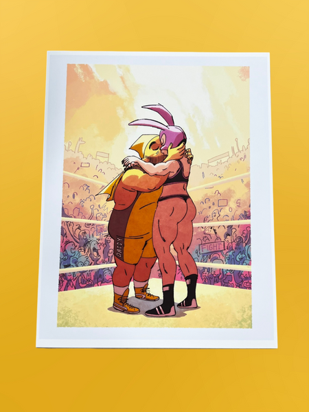 Kasey Williams - Kiss Cam - Art Print | Power Slam!: Pro Wrestling Show