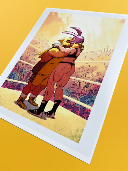 Kasey Williams - Kiss Cam - Art Print | Power Slam!: Pro Wrestling Show