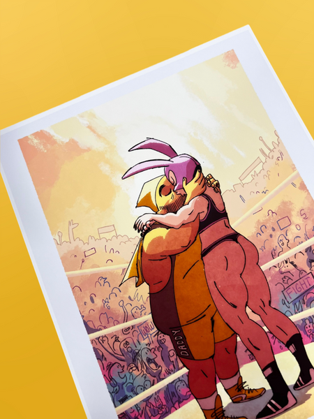 Kasey Williams - Kiss Cam - Art Print | Power Slam!: Pro Wrestling Show