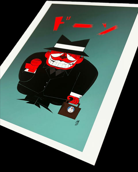 Chris Mitchell - Warau Seerusuman Art Print - Doraemon Show