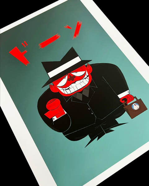 Chris Mitchell - Warau Seerusuman Art Print - Doraemon Show