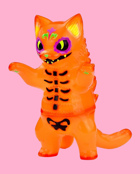 Konatsu - Sugar Skull Negora : Orange GID | Soft Vinyl Toy