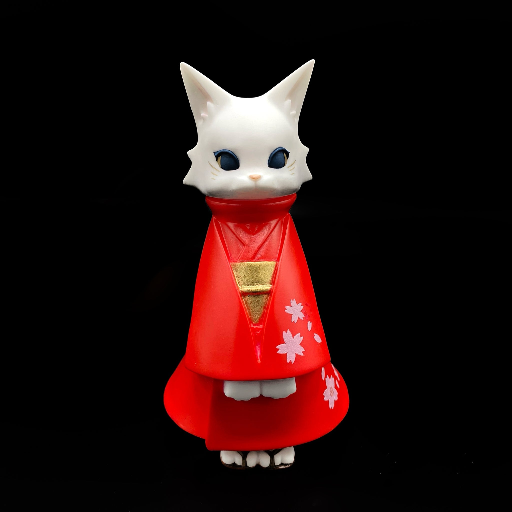 Denno Daiku - Nekomata (Red Sakura) Soft Vinyl Toy