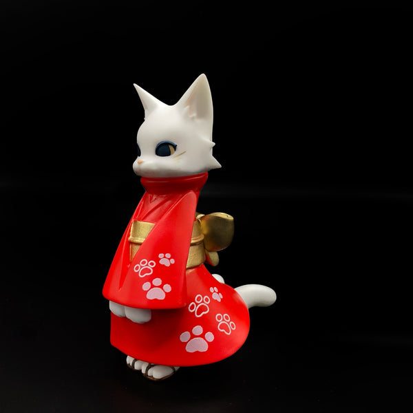 Denno Daiku - Nekomata (Red Paws) Soft Vinyl Toy