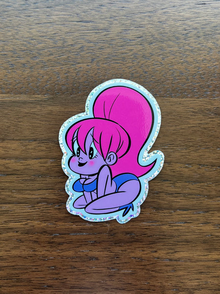 Chris Mitchell - Cutey - Glitter Sticker Q Pop exclusive