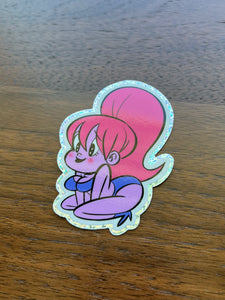 Chris Mitchell - Cutey - Glitter Sticker Q Pop exclusive