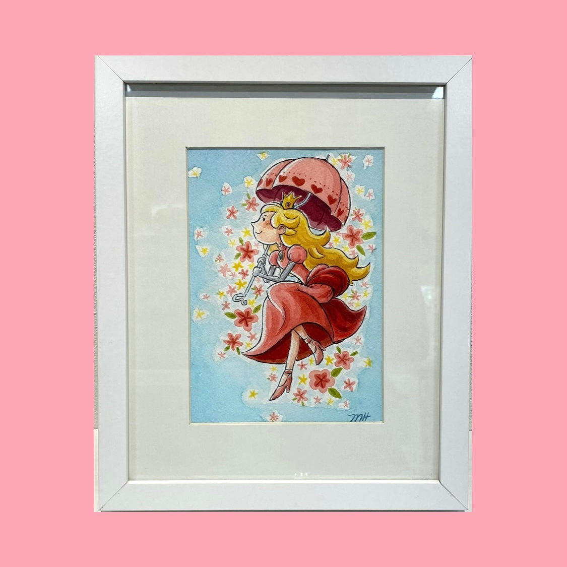 Michelle Hiraishi - Raining Peaches : Super Smash Bros. Art Show | Original Art