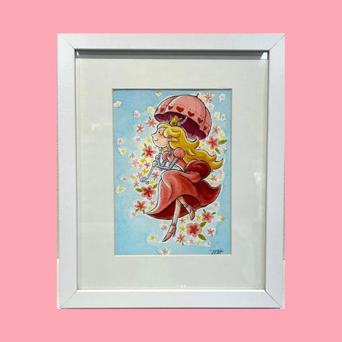 Michelle Hiraishi - Raining Peaches : Super Smash Bros. Art Show | Original Art