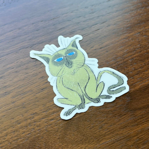 Chris Mitchell - Stinky Cat Sticker - Q Pop exclusive