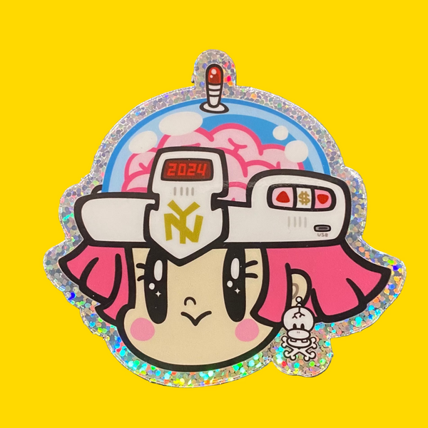Hideyuki Tanaka - Milk Chan - Glitter Vinyl Stickers