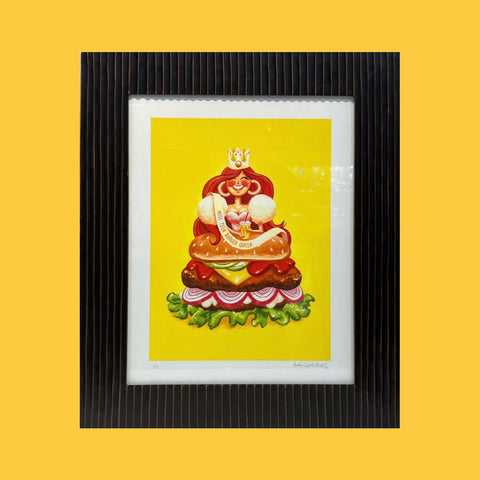 Andy Gonsalves - Miss Teen Burger Queen | Framed Digital Art