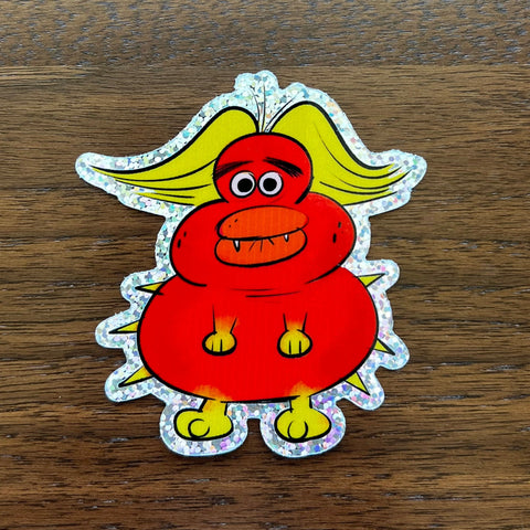 Chris Mitchell - Kaiju Boomba - Glitter Sticker Q Pop exclusive