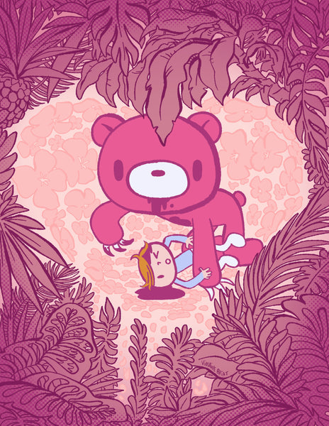 Violaine Briat - Gloomy - Framed Giclee - Gloomy Bear Exhibition