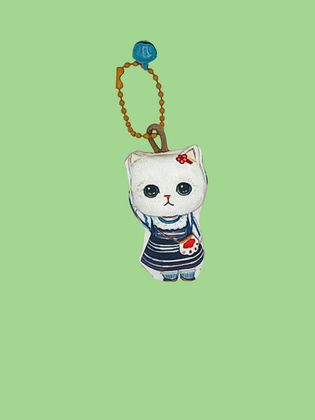 Cat Fabric Plush Charm