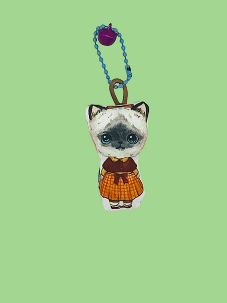 Cat Fabric Plush Charm