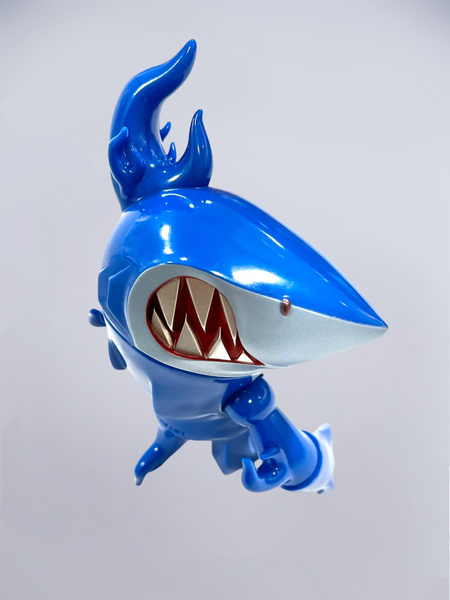 Touma - Raging Shark Blau- Soft Vinyl Toy