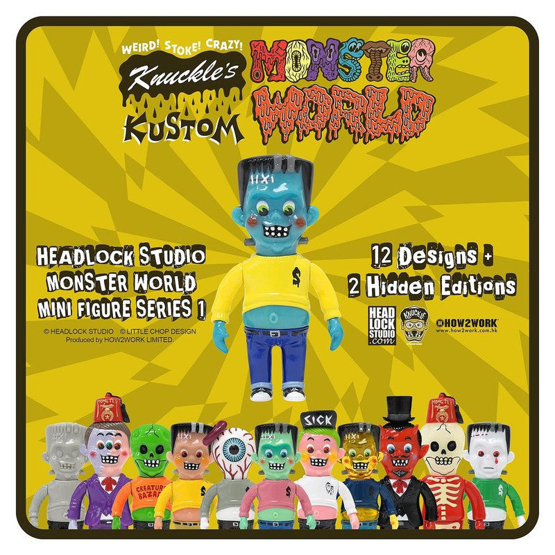 Headlock Studios x How2Work - Knuckles Kustom Monster World Blind