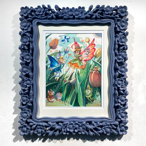 Brianne Drouhard - "Thumbelina" Framed Art (Once Upon A Time: A Fairy Tale Art Show)