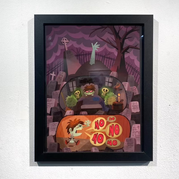 Melody Iza - "The Willful Child" Framed Art (Once Upon A Time: A Fairy Tale Art Show)