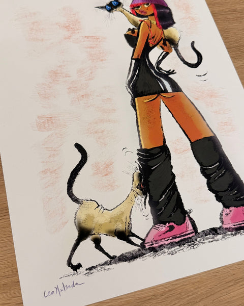 Leo Matsuda - Siamese - Original Artwork - Warriors And Demons Solo Exhibition