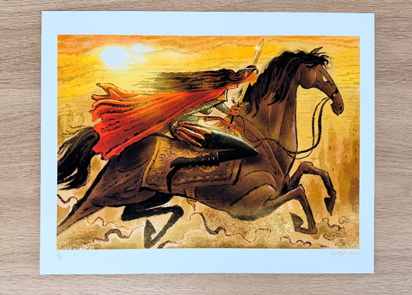 Leo Matsuda - Medieval War Horse - Original Artwork - Warriors And Demons Solo Exhibition