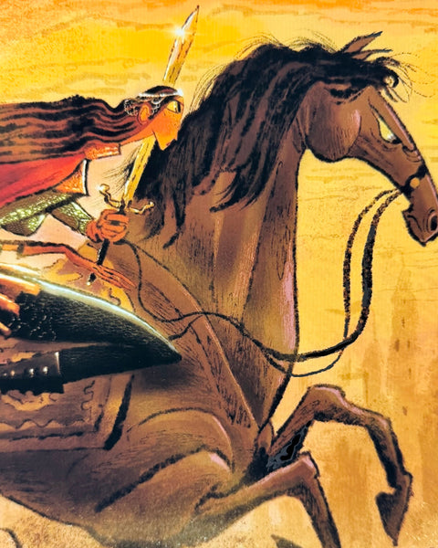 Leo Matsuda - Medieval War Horse - Original Artwork - Warriors And Demons Solo Exhibition