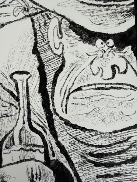 Leo Matsuda - Wanted Dead Or Alive - Original Artwork - Warriors And Demons Solo Exhibition