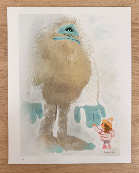 Leo Matsuda - Yeti Original Artwork - Warriors And Demons Solo Exhibition