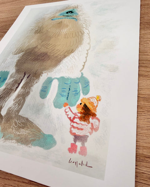 Leo Matsuda - Yeti Original Artwork - Warriors And Demons Solo Exhibition
