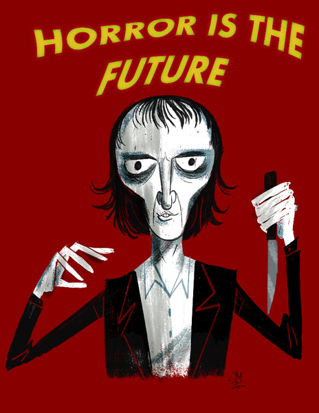 Chris Mitchell - "Horror is the Future" Framed Print | Crimson Shadows: Italian Horror Art Exhibition