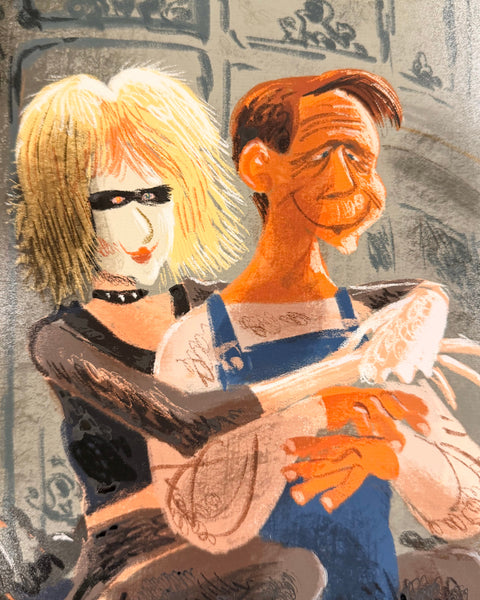 Leo Matsuda - Pris & J.F. Sebastian - Original Artwork - Warriors And Demons Solo Exhibition