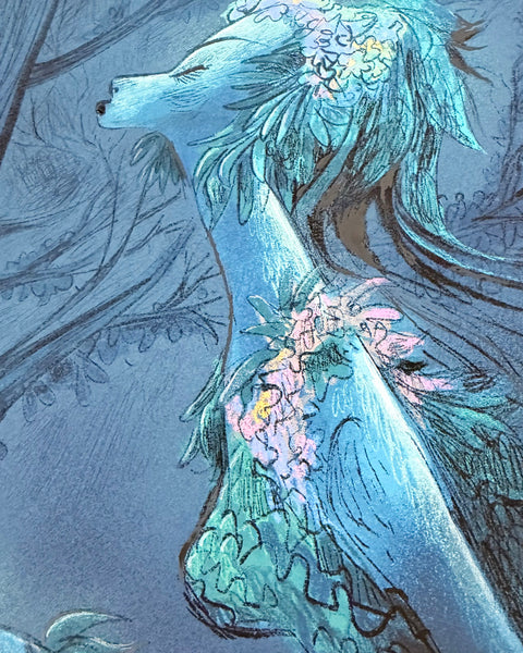 Leo Matsuda - Forest Vengeful Spirits - Original Artwork - Warriors And Demons Solo Exhibition