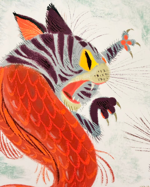 Leo Matsuda - Mermcats - Original Artwork - Warriors And Demons Solo Exhibition