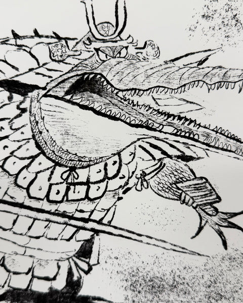Leo Matsuda - Gator Samurai - Original Artwork - Warriors And Demons Solo Exhibition