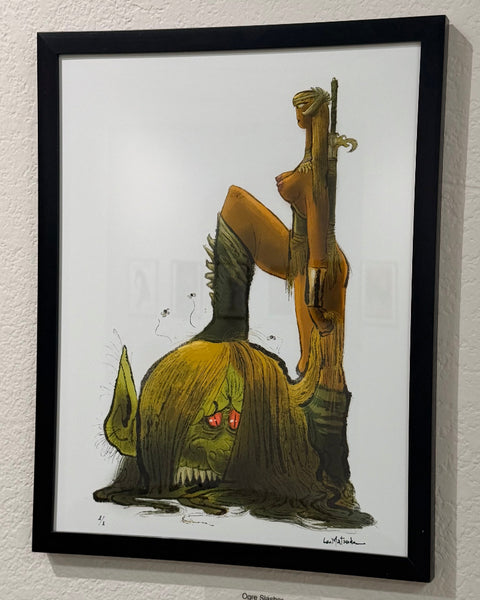Leo Matsuda - Ogre Slayer - Original Artwork - Warriors And Demons Solo Exhibition