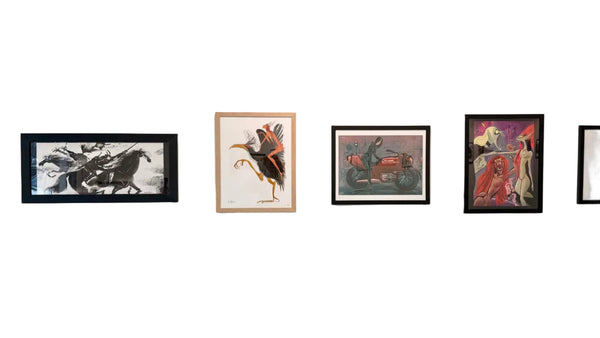 Leo Matsuda - Mythical Raven 1 - Original Artwork - Warriors And Demons Solo Exhibition