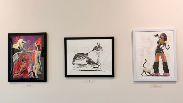 Leo Matsuda - Nasty Vamps  Original Artwork - Warriors And Demons Solo Exhibition