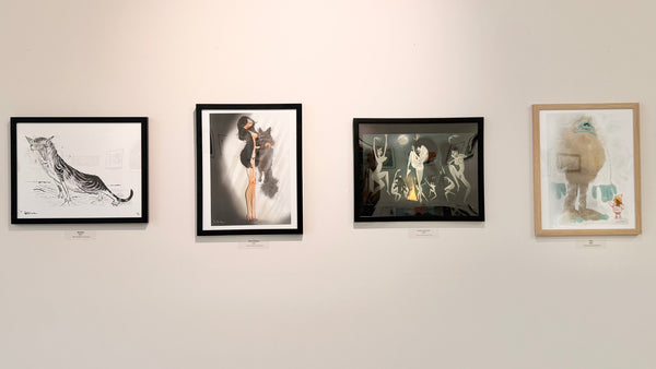 Leo Matsuda - Stretchy - Original Artwork - Warriors And Demons Solo Exhibition