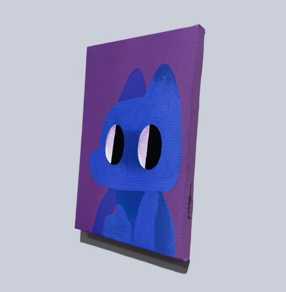 Mao - Jack Blue Original artwork on Small Canvas (PC) - Touma & Mao Exhibition