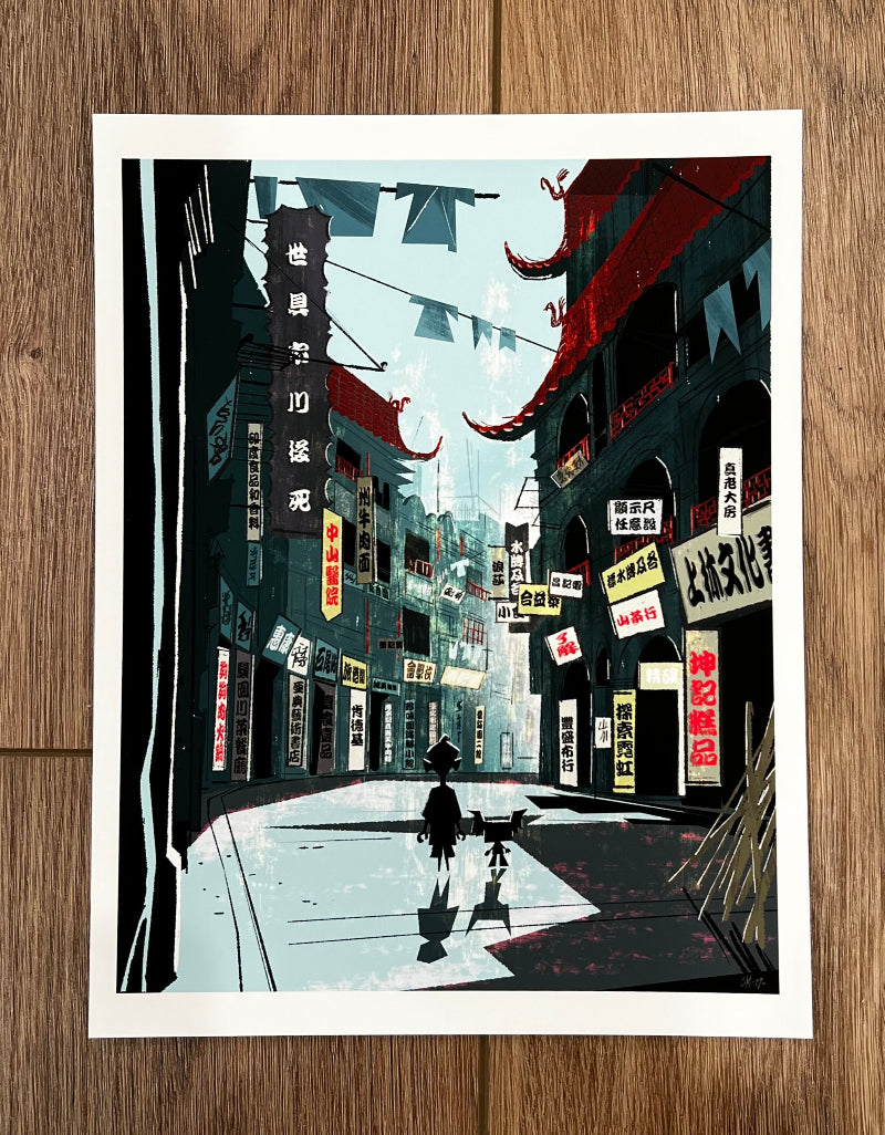 Chris Mitchell - Shanghai print