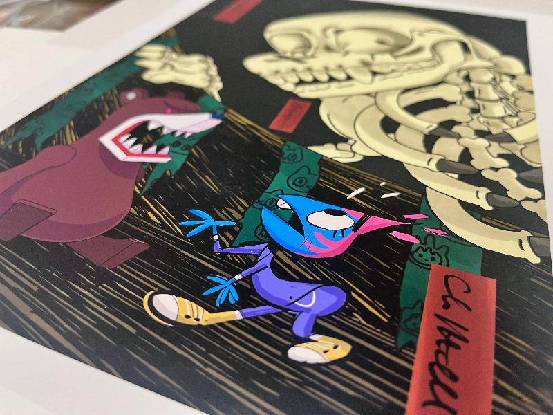 Touma x Mao x Chris Mitchell - Art Print - Touma and Mao