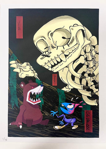 Touma x Mao x Chris Mitchell - Art Print - Touma and Mao Exhibition