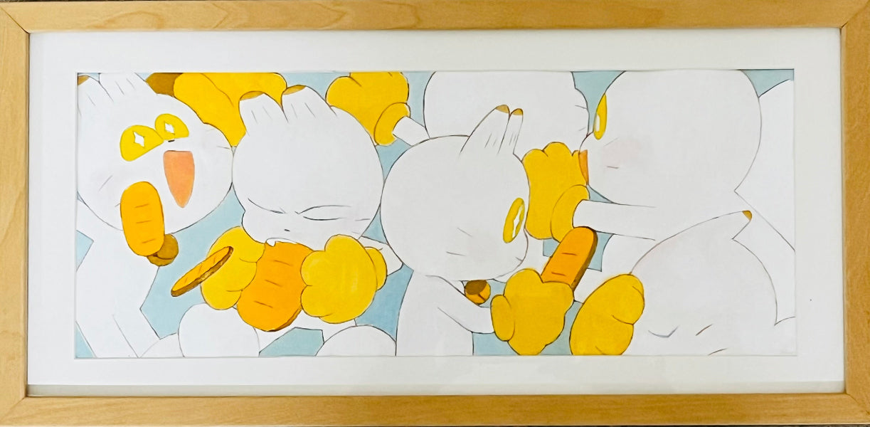 Evon Freeman - Lucky Cat - Original Art- Maneki Neko Exhibition