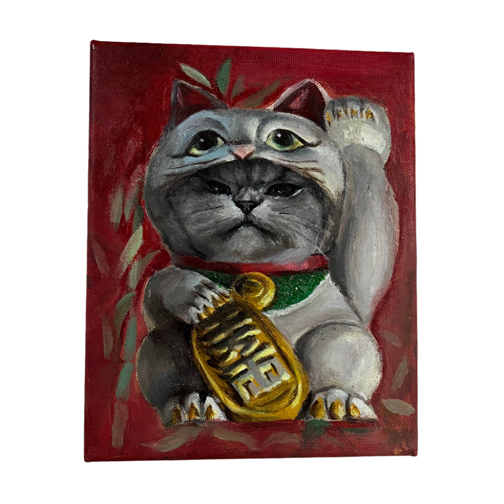 Jin Gqi Shi  - Lucky - Original Art- Maneki Neko Exhibition (SOLD OUT)