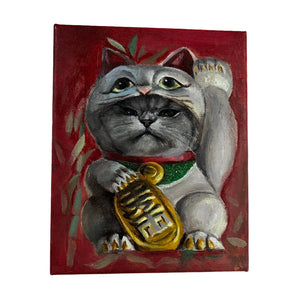 Jin Gqi Shi  - Lucky - Original Art- Maneki Neko Exhibition (SOLD OUT)