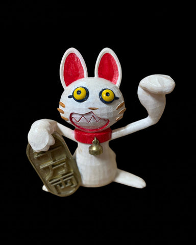 Gabe Janisz  - Baka Neko - Original Art- Maneki Neko Exhibition
