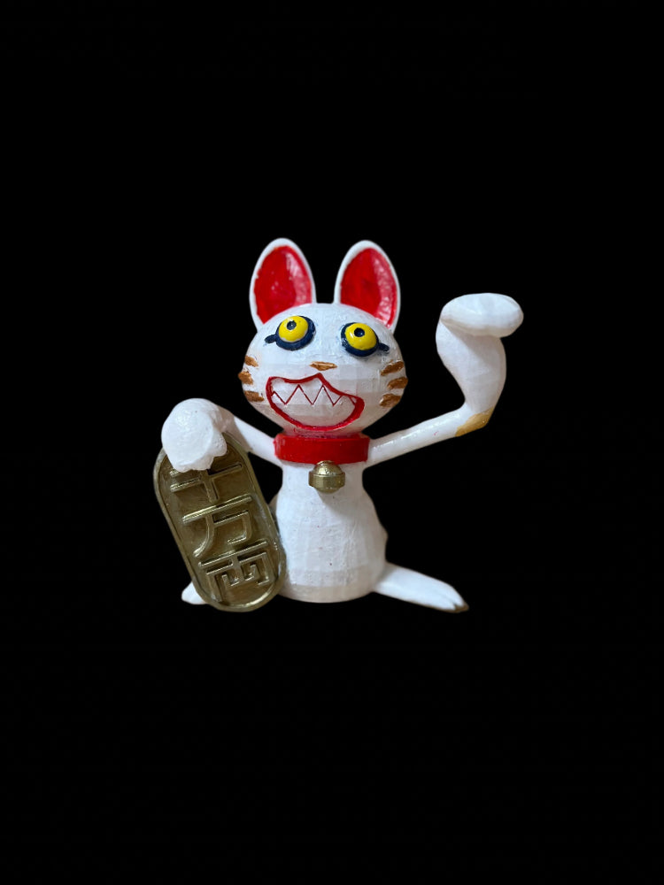 Gabe Janisz  - Baka Neko Junior - Original Art- Maneki Neko Exhibition
