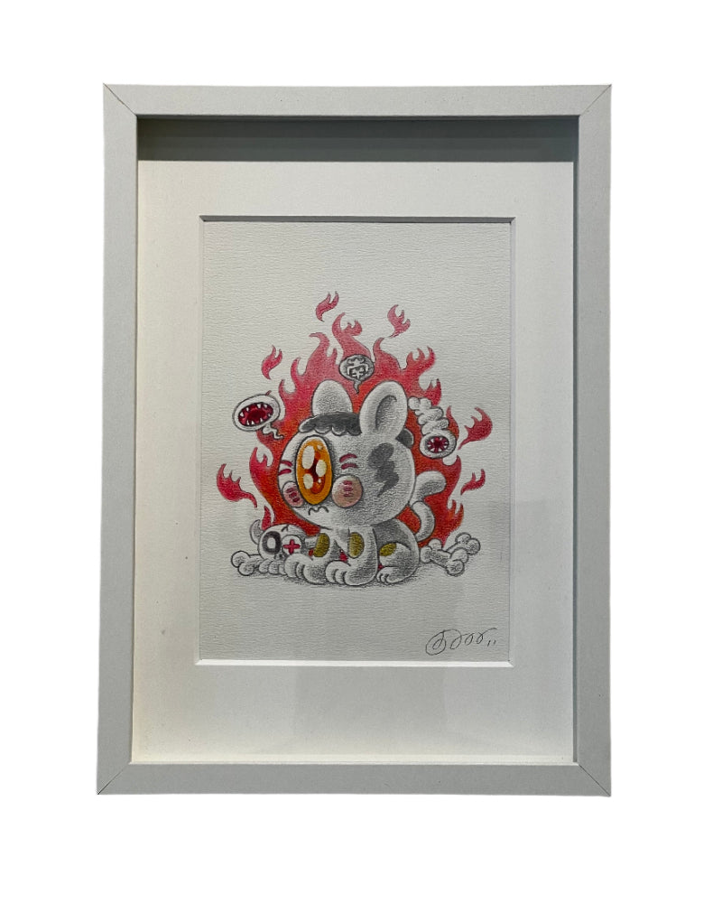 Hideyuki Tanaka - Maneki Neko - Original Art- Maneki Neko Exhibition