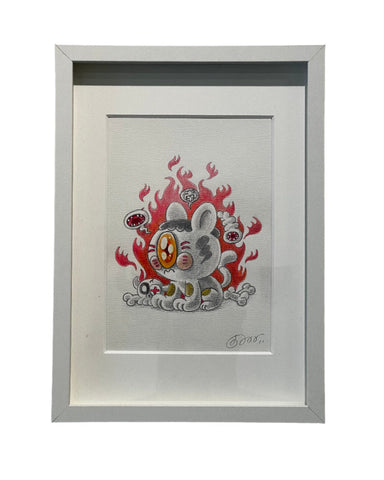 Hideyuki Tanaka - Maneki Neko - Original Art- Maneki Neko Exhibition