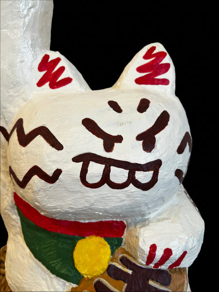 B. Chewy  - Spring Club - Original Artwork- Maneki Neko Exhibition